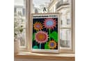 JUSTGOODMOOD Poster Yayoi Kusama Blumen Kürbis Pop Art Baumwolle Bild 3