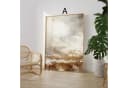 JUSTGOODMOOD Poster Abstrakte Kunst Beige Gold Marmor Effekt Minimalistisch Bild 3