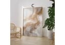 JUSTGOODMOOD Poster Abstrakte Kunst Beige Gold Marmor Effekt Minimalistisch Bild 5