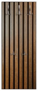 Wallario Garderobenpaneel Holzlamellen Braun Modern Bild 2