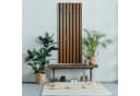 Wallario Garderobenpaneel Holzlamellen Braun Modern Bild 3