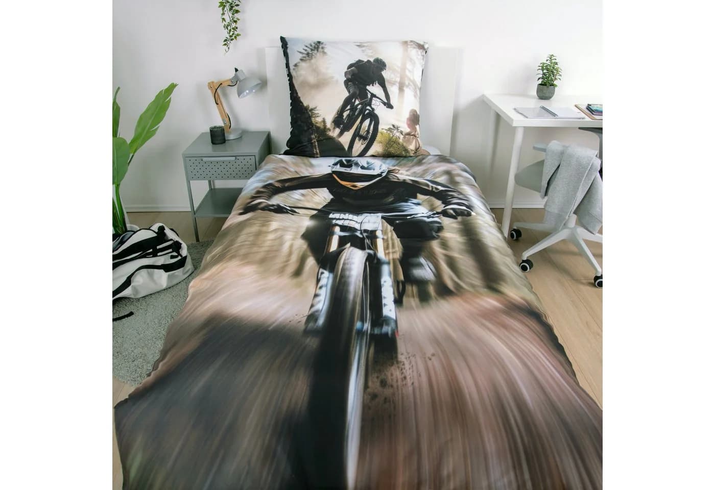 Herding Young Collection Wendebettwäsche Motocross Design Microfaser