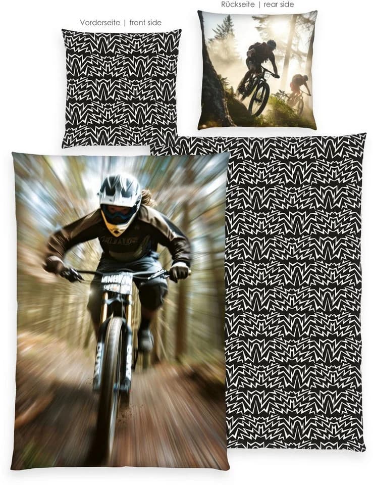 Herding Young Collection Wendebettwäsche Motocross Design Microfaser - Bild 3