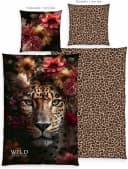 Herding Bettwäsche Wild Flowers Leopard 100% Baumwolle Bild 2