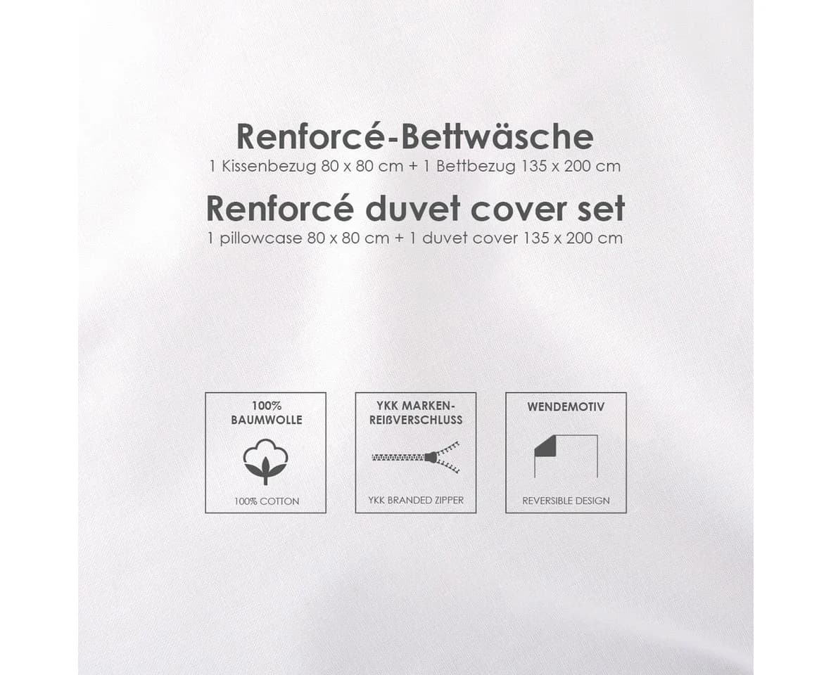 Herding Bettwäsche Wild Flowers Leopard 100% Baumwolle - Bild 5