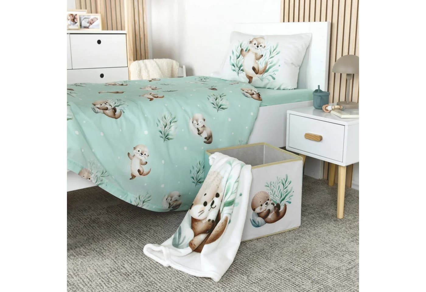 Baby Best Babydecke Schnuffel-Otter Bunt Polyester