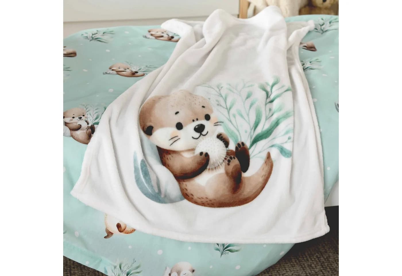 Baby Best Babydecke Schnuffel-Otter Bunt Polyester - Bild 3