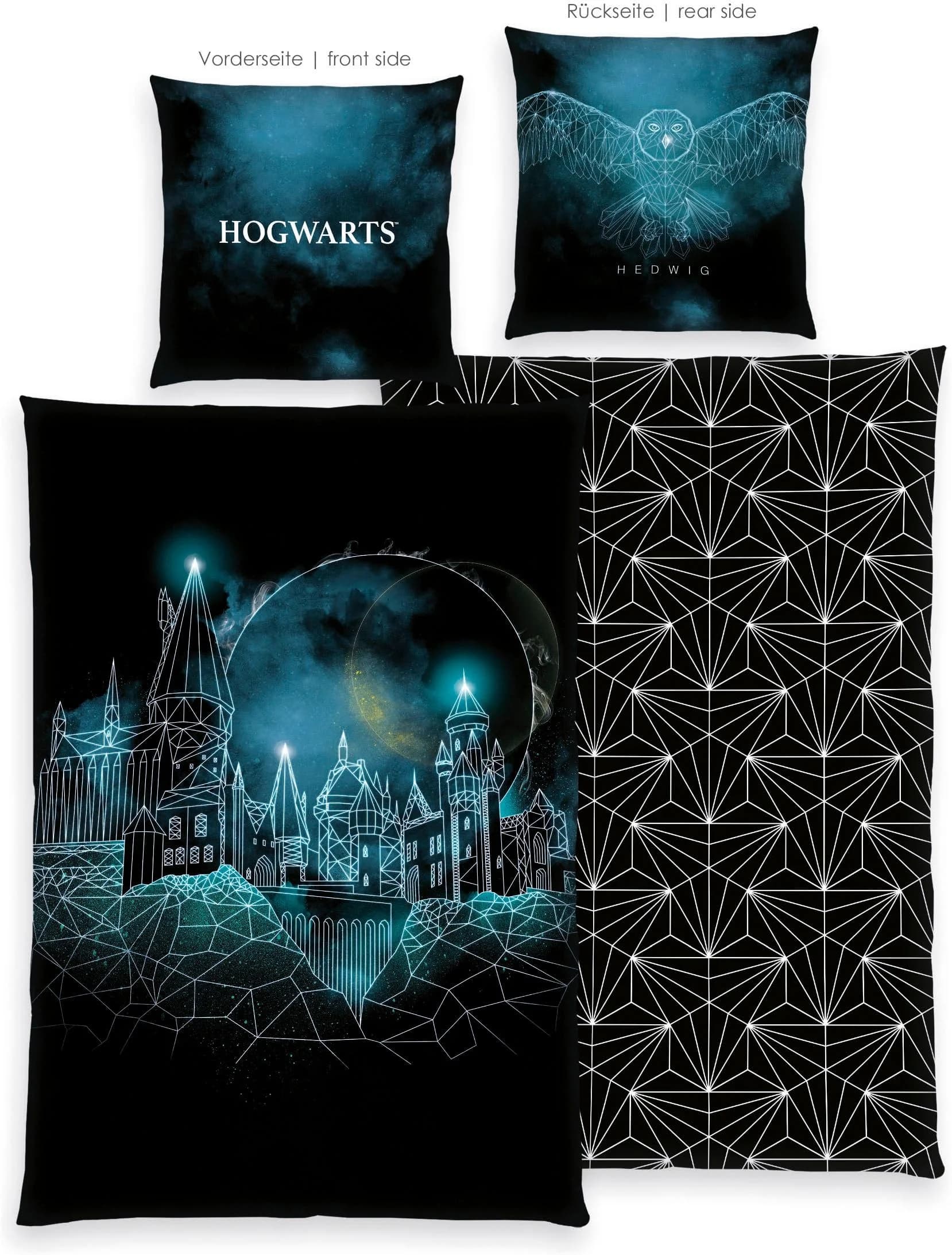Bettwäsche Harry Potter Wendebettwäsche 135x200cm 100% Baumwolle