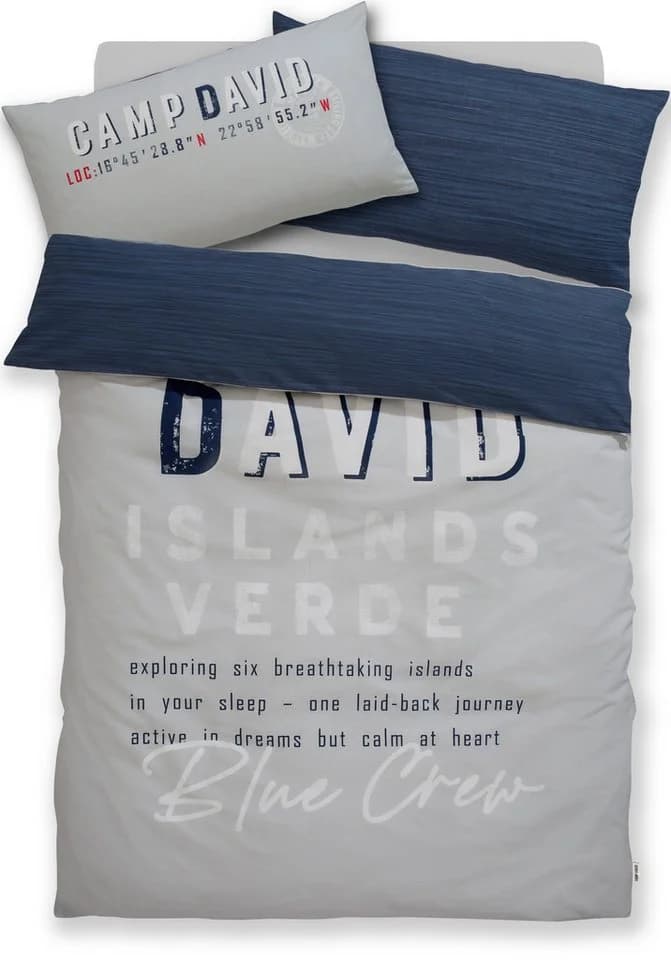 CAMP DAVID Wendebettwäsche Jerre Grau Renforcé 135x200cm - Bild 2