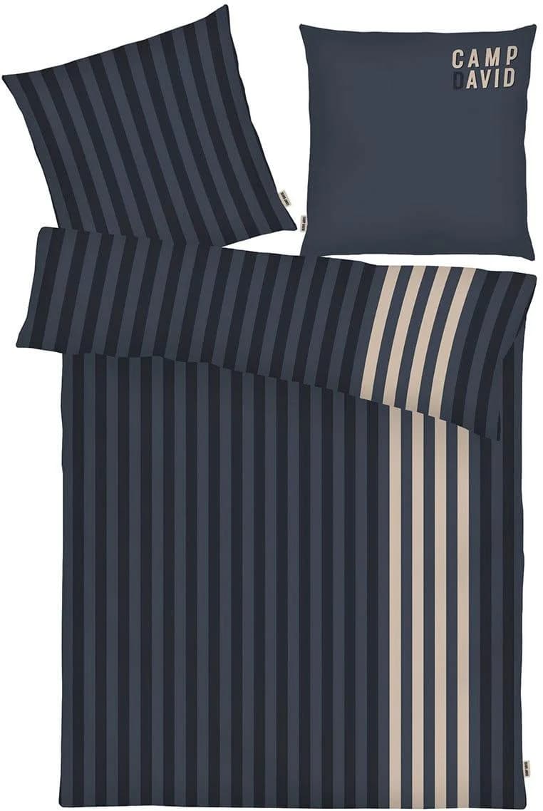 CAMP DAVID Bettwäsche Levvi Marine Renforcé 3-tlg. 155x220 cm - Bild 3