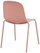TPFLiving Esszimmerstuhl 2er Set Pink Polypropylen Metall Bild 1