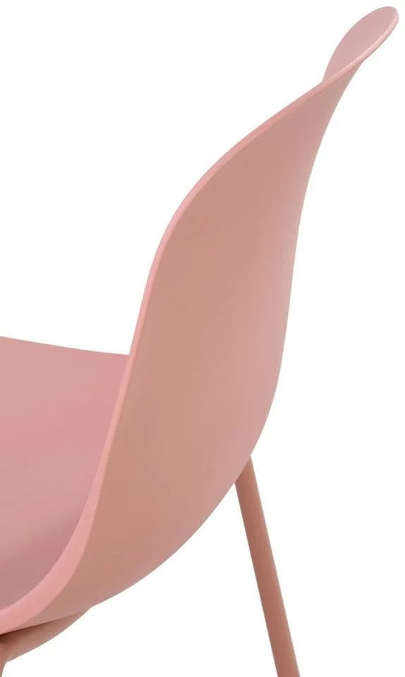 TPFLiving Esszimmerstuhl 2er Set Pink Polypropylen Metall - Bild 5