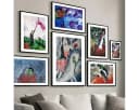 TPFLiving Leinwand-Kunstdruck Marc Chagall Surrealismus Bunt Bild 4