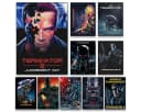TPFLiving Leinwanddruck Terminator Motiv Bunt Ohne Rahmen Bild 5