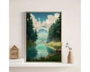 TPFLiving Leinwanddruck Japan Anime Tokio Kirschblüte Bild 1