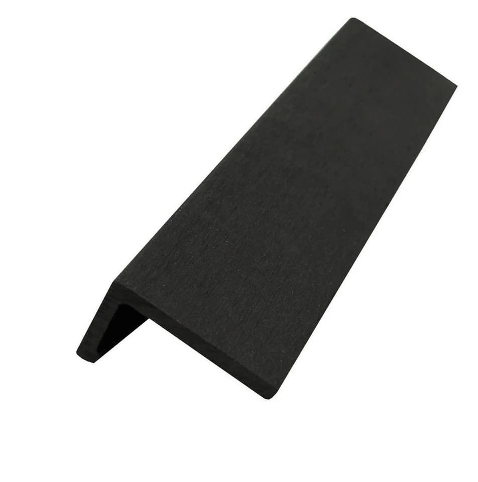 WPC Profi L-Abschlussleiste Musterstück Anthrazit 15 cm - Bild 2