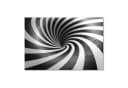 Primedeco Küchenteppich Hypnotisches Muster PVC Rutschfest Abwaschbar Bild 3