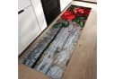 Primedeco Küchenteppich Rote Rosen PVC rutschfest abwaschbar Bild 2