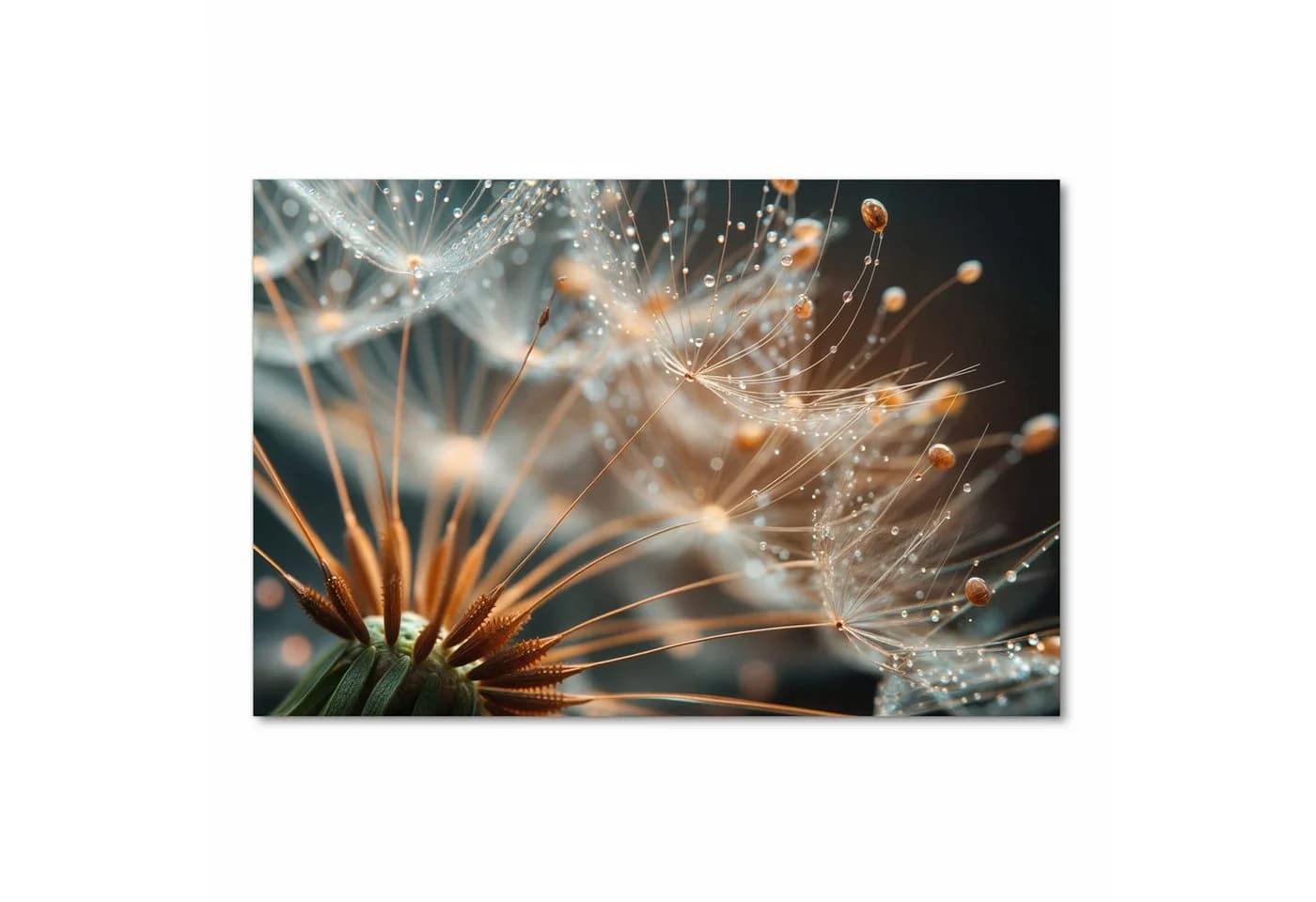 Primedeco Küchenteppich Pusteblumenperlen PVC rutschfest abwaschbar Läufer - Bild 3