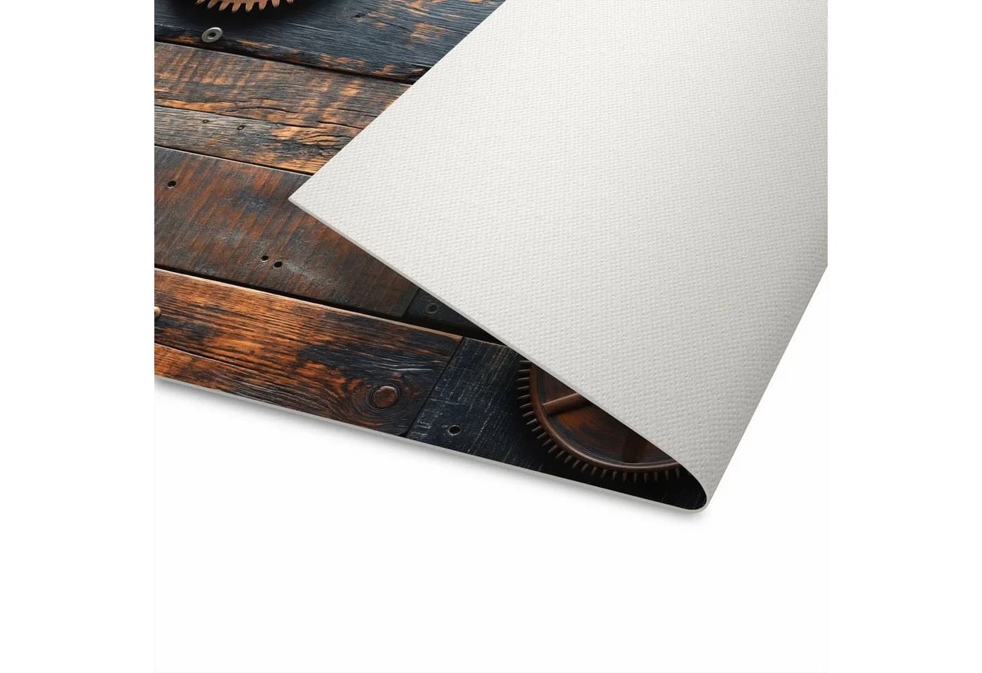 Primedeco Küchenteppich PVC Rutschfest Abwaschbar Läufer Braun - Bild 5