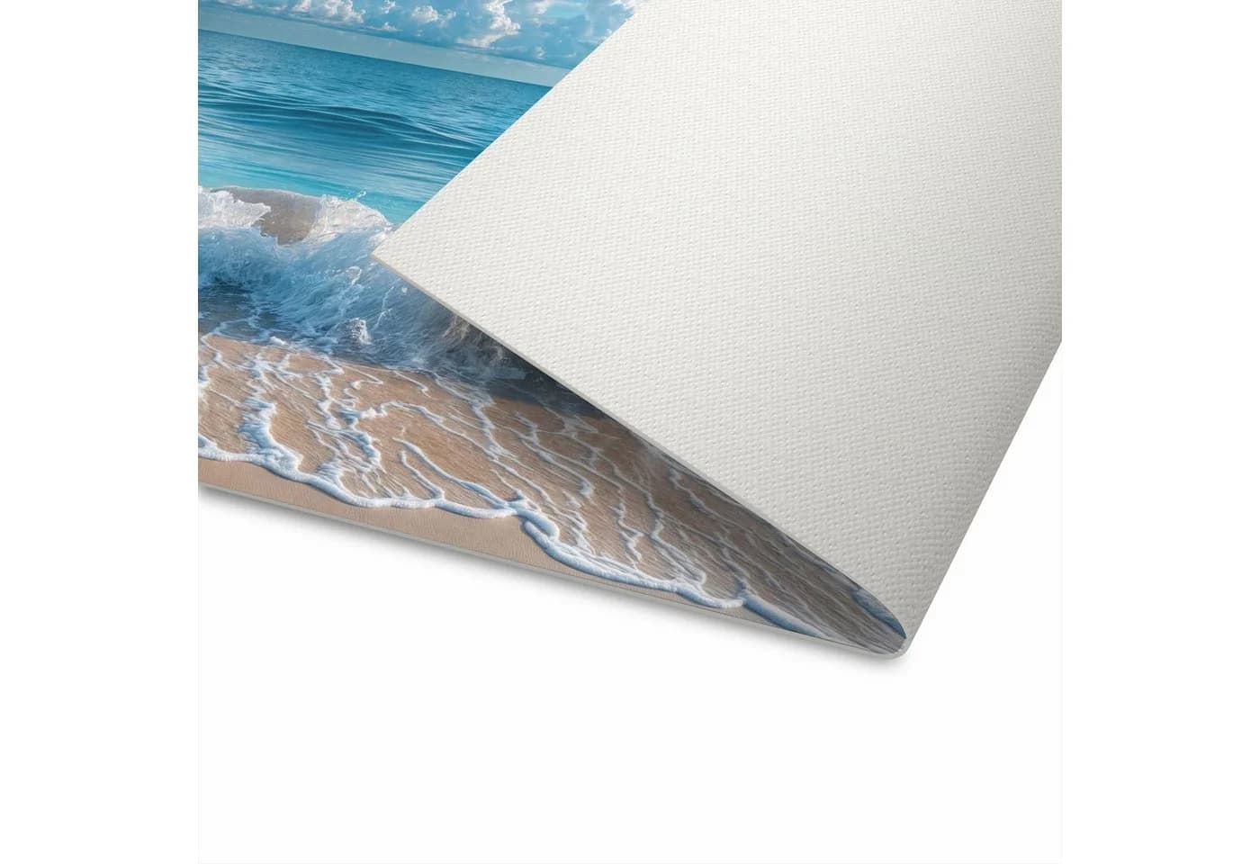 Primedeco Küchenteppich Meereswellen PVC rutschfest blau - Bild 5
