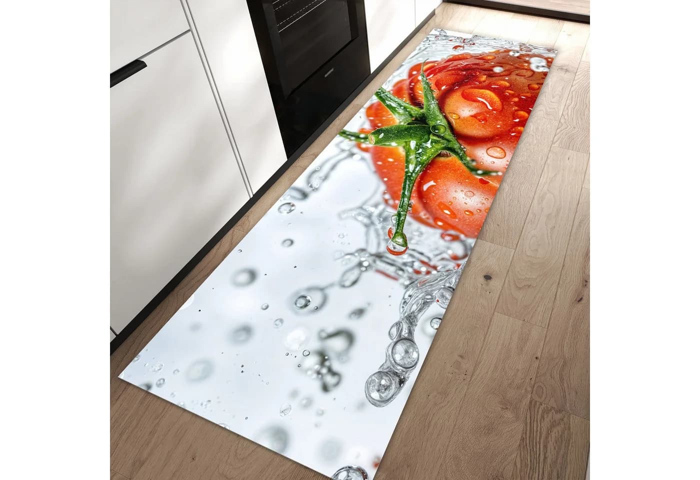 Primedeco Küchenteppich Tomate im Wasser PVC Rutschfest Abwaschbar - Bild 2