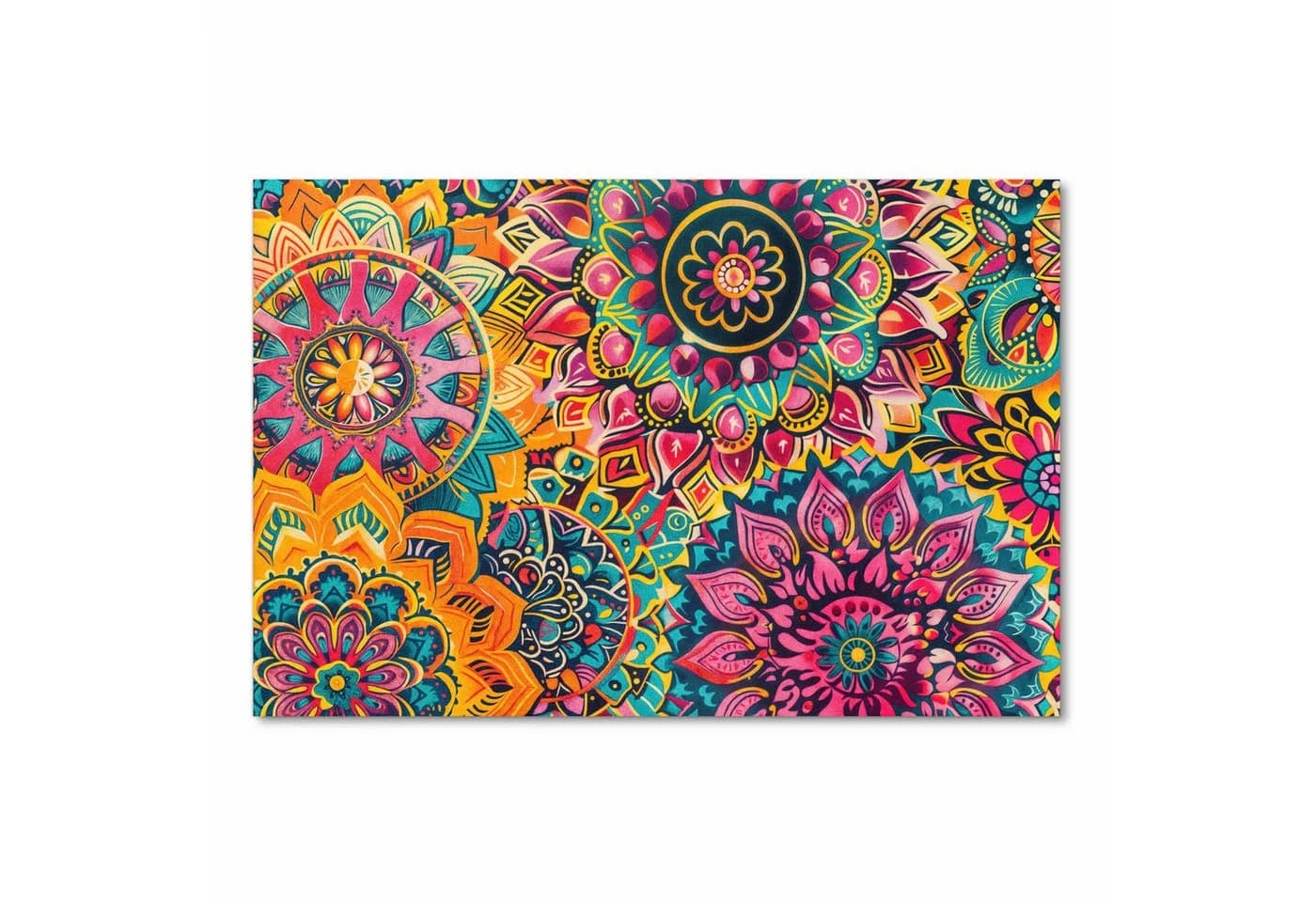 Primedeco Küchenteppich Mandala Design PVC rutschfest abwaschbar Läufer - Bild 3