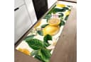 Primedeco Küchenteppich Zitronenblumen PVC Läufer rutschfest abwaschbar Bild 2