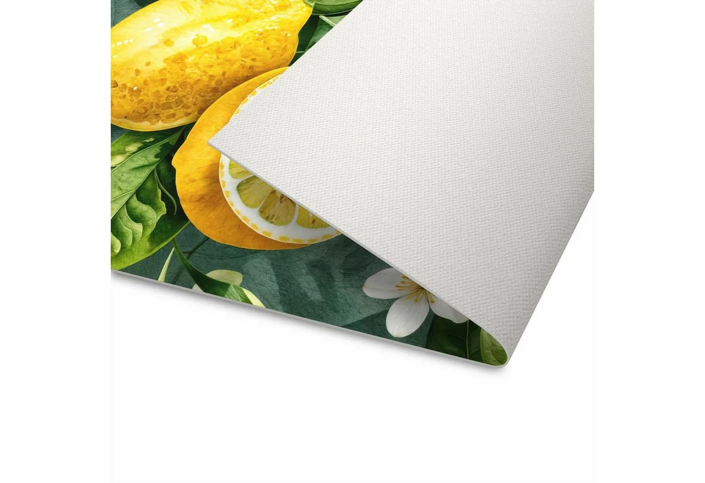 Primedeco Küchenteppich Zitronenmuster PVC rutschfest abwaschbar Läufer - Bild 5