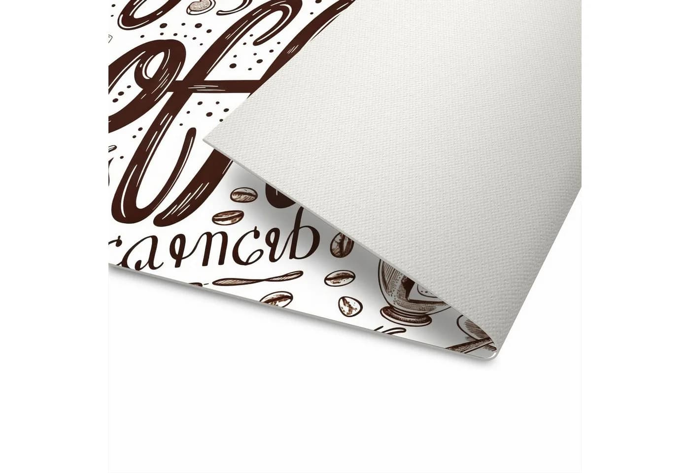 Primedeco Küchenteppich Kaffee Illustration PVC rutschfest abwaschbar - Bild 5
