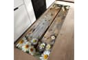 Primedeco Küchenteppich PVC rutschfest abwaschbar Läufer Holz und Gänseblümchen Bild 2