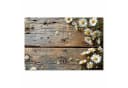 Primedeco Küchenteppich PVC rutschfest abwaschbar Läufer Holz und Gänseblümchen Bild 3