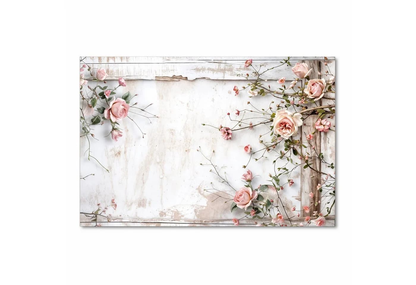Primedeco Küchenteppich Rosenblüten Eleganz PVC rutschfest abwaschbar Läufer - Bild 3