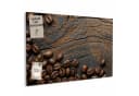 Primedeco Memoboard Metall Kaffeebohnenholz beschreibbar magnetisch Bild 2
