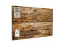 Primedeco Memoboard Metall Holzdielenmaserung Beschreibbar Magnetisch Bild 2