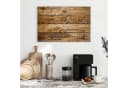 Primedeco Memoboard Metall Holzdielenmaserung Beschreibbar Magnetisch Bild 3