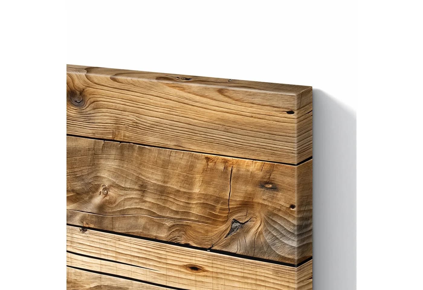 Primedeco Memoboard Metall Holzdielenmaserung Beschreibbar Magnetisch - Bild 5