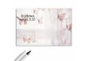 Primedeco Memoboard Metall Schmetterlinge Vorhangsins Magnetisch Beschreibbar Bild 1