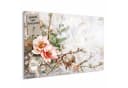 Primedeco Memoboard Metall Magnettafel Rosa Warme Blumenarrangement Bild 2