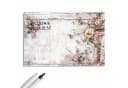 Primedeco Memoboard Metall Rosenblüten Eleganz beschreibbar magnetisch Bild 1