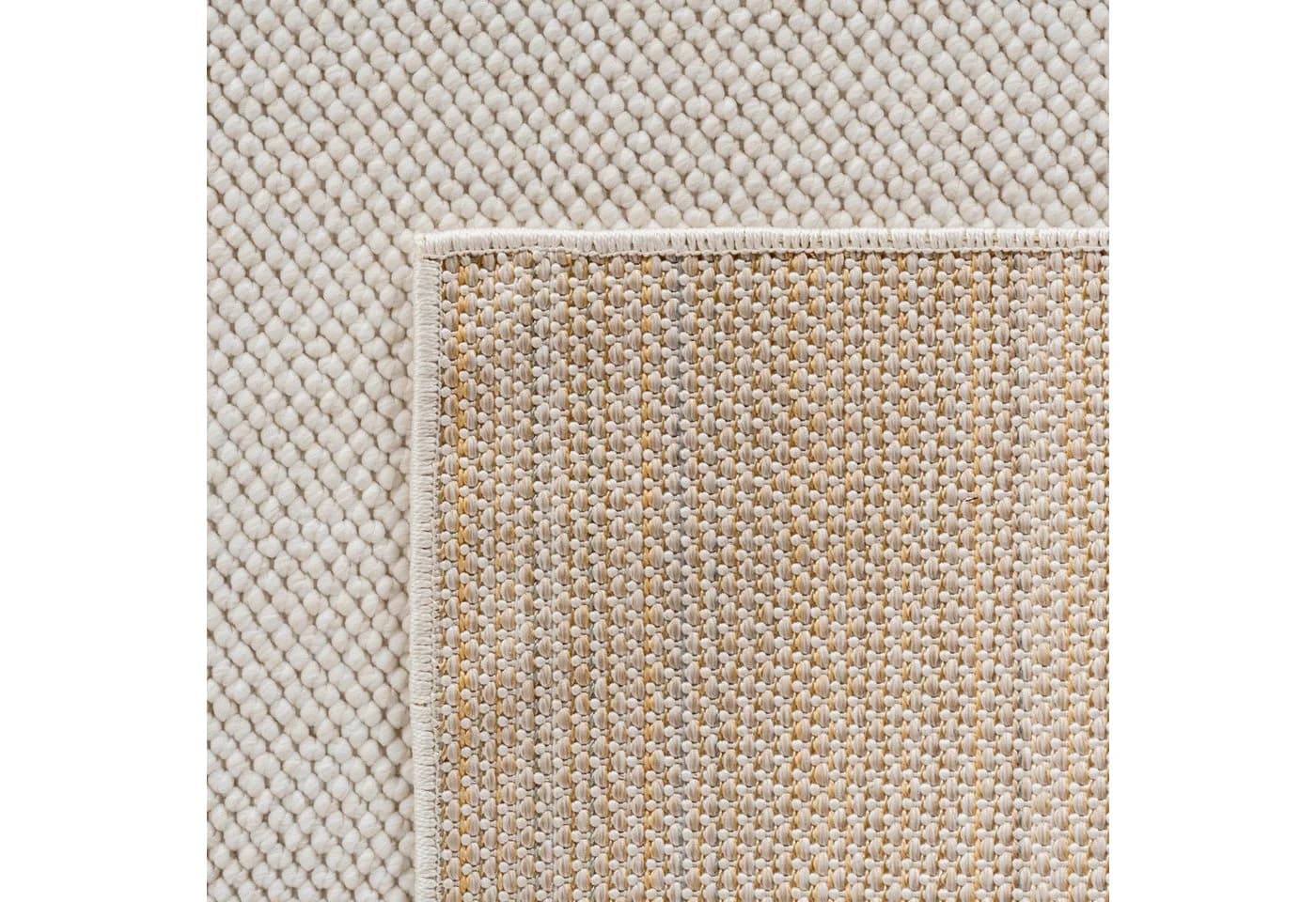 Teppium Bouclé-Teppich Creme Rund - Bild 4