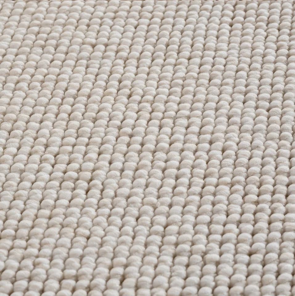 Teppium Bouclé-Teppich Creme Rund - Bild 5