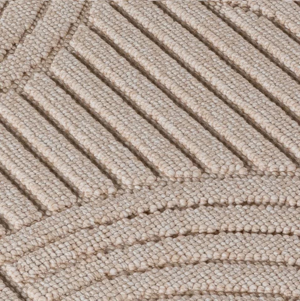 Teppium Skandinavischer Boho-Teppich mit Schlingenmuster Beige - Bild 5