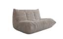 Luxusbetten24 Calmo 2-Sitzer Sofa Cord Beige Bild 2