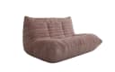 Luxusbetten24 Sofa Calmo 2-Sitzer Rosa Cord Bild 2