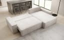 Luxusbetten24 Schlafsofa Lunaro Beige Cord mit Schlaffunktion Bild 4