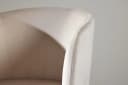 Luxusbetten24 Esszimmerstuhl Natura Polyester-Samt Beige Bild 3