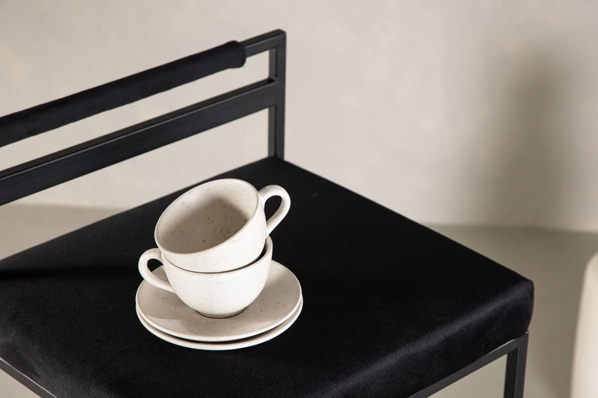 Luxusbetten24 Barhocker Ophelia 2er Set Schwarz Samt - Bild 4
