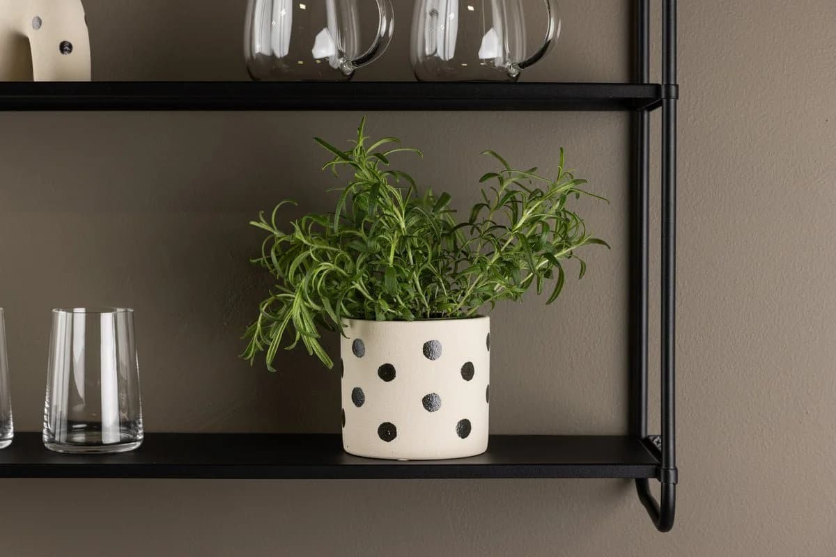 Luxusbetten24 Blumentopf Lumen Weiß Keramik