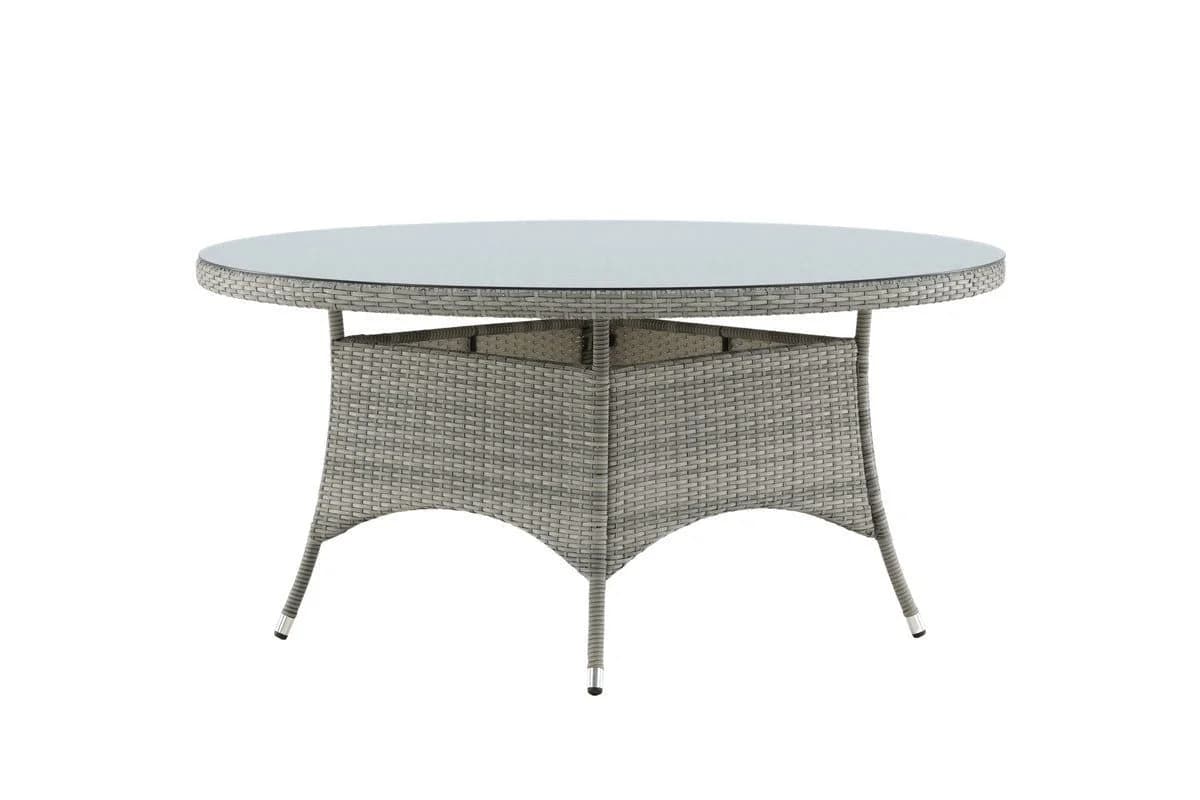 Luxusbetten24 Gartentisch Eluno Grau Kunst-Rattan - Bild 2